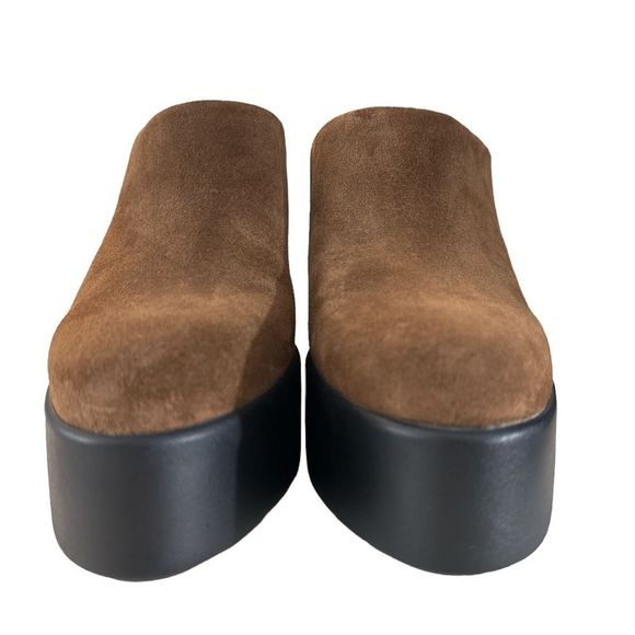 NWT Gianni Bini Bono So Chic Brown Suede Platform Mules 8 -  8.5 - Picture 8 of 9